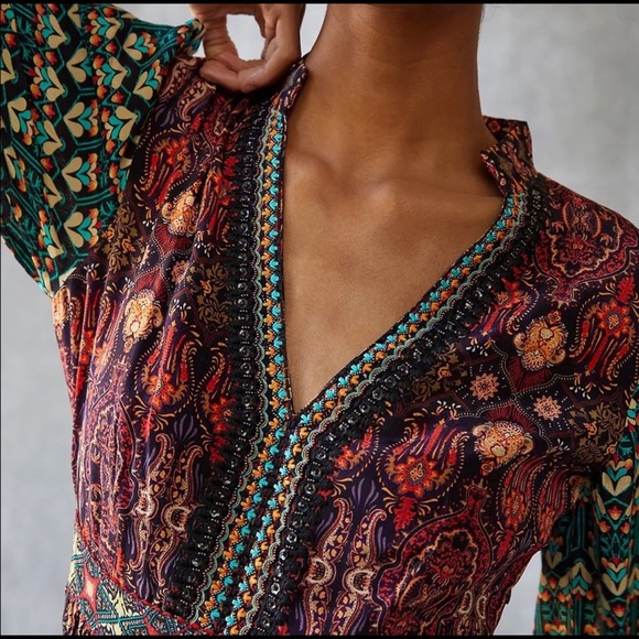 Anthropologie Bhanuni By Jyoti Patterned Maxi Dress - Picture 2 of 9